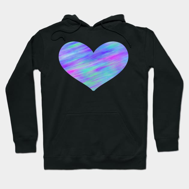 Opal heart Hoodie by tothemoons